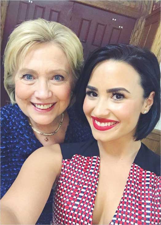 Demi-Lovato-Hillary-Clinton