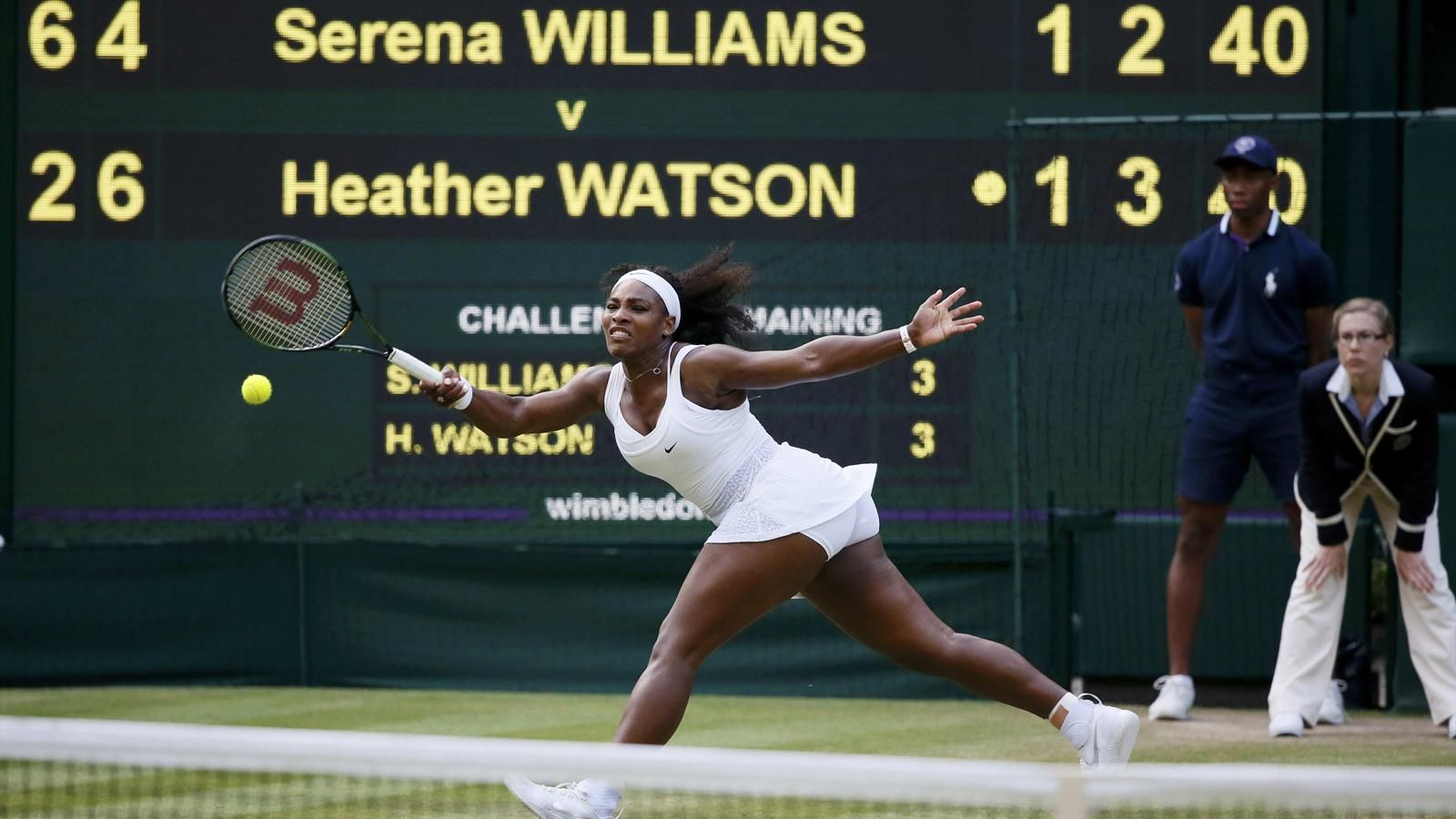 Heather Watson'ı geçen Serena Williams dördüncu tura yükseldi