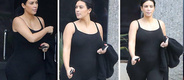 Kim Kardashian, ikinci bebeğinin büyümesini dünyaya izletiyor