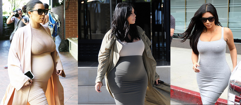 Kim Kardashian hamileliğine rağmen güzelliğini koruyor