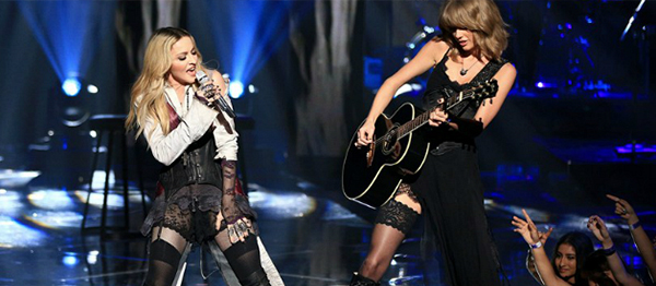 Madonna ve Taylor Swift Aynı Sahnede!