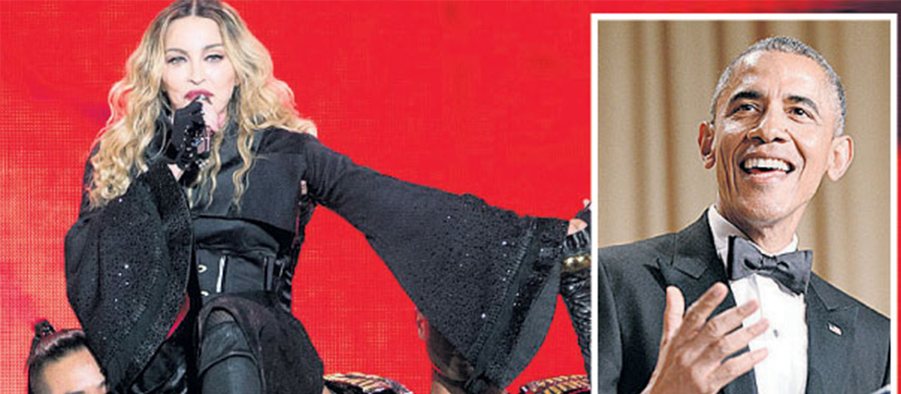 Madonna Obama'ya Sitem Etti!