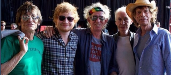 Ed Sheeran, Rolling Stones ile Aynı Sahnede!
