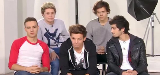 One Direction Grubuna Canlı Yayında Şaka – Şaşkınlıklarını gizleyemediler