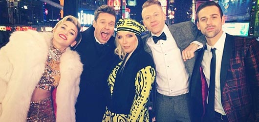 Ünlüler 2014'e Böyle Girdiler