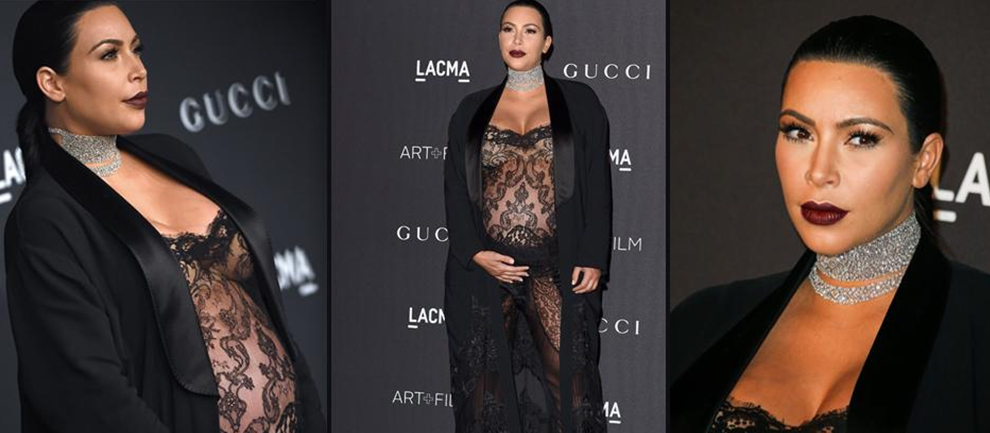 Kim Kardashian, LACMA Film ve Sanat Festivali’ne Damga Vurdu