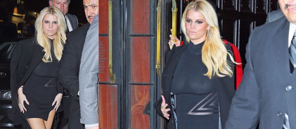 Jessica Simpson Flaş Kurbanı Oldu