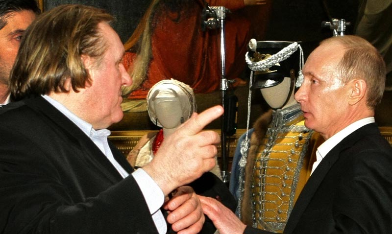Depardieu'dan Putin'e övgü dolu sözler