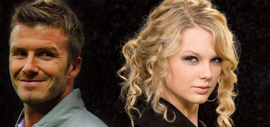 Taylor Swift ve David Beckham Beyaz Perde'de