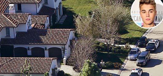Bieber’ın Evine Polis Baskın Yaptı
