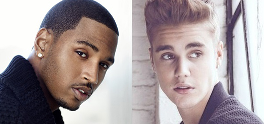 Justin Bieber, Trey Songz'un Şarkısına Eşlik Etti