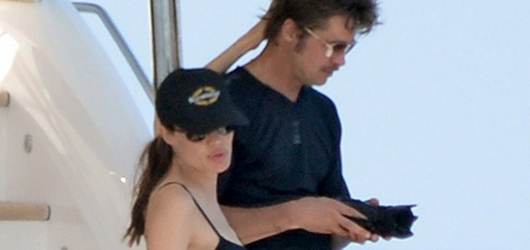 Brad Pitt ve Angelina Jolie Balayında