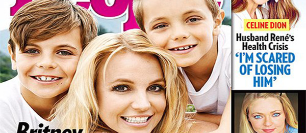Britney Spears Çocuklarıyla People'a Kapak Oldu