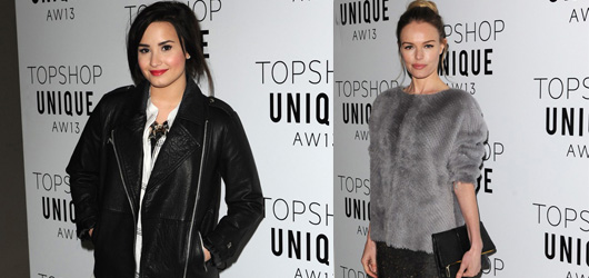 Demi Lovato ve Kate Bosworth Moda Şovunda