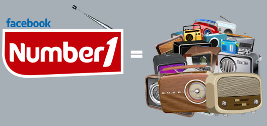 Number1 FM Facebook'ta birinci