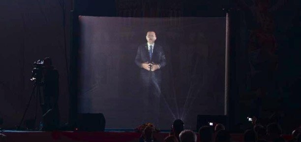 Erdoğan'ın hologramlı konuşması dış basında