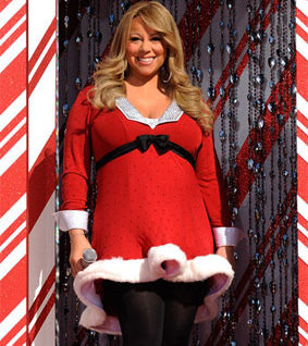 Mariah Carey'nin karnındaki kelebek!!