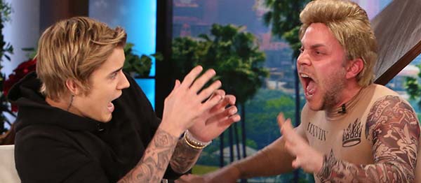 Bu Kez Justin Bieber Şakalandı! – Ellen ve Justin Bieber'dan bir şaka daha