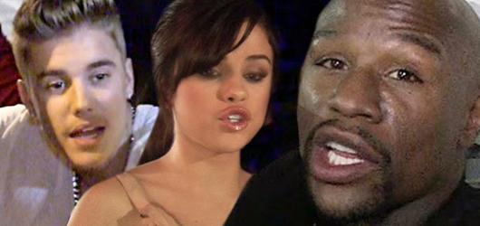 Bieber, Selena'yı Box Maçına Götürdü