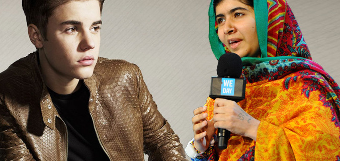Justin Bieber ve Malala’nın Dostluğu