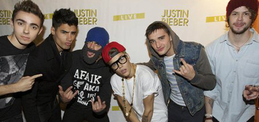 Justin Bieber ve The Wanted İşbirliği