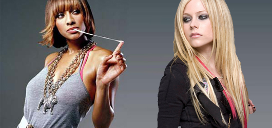 Avril Lavigne, Keri Hilson'la birbirine girdi….