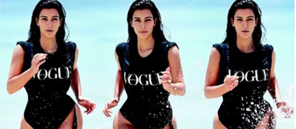 Kardashian Vogue Avustralya Dergisine Kapak Oldu – 2015 Şubat sayısının yüzü oldu