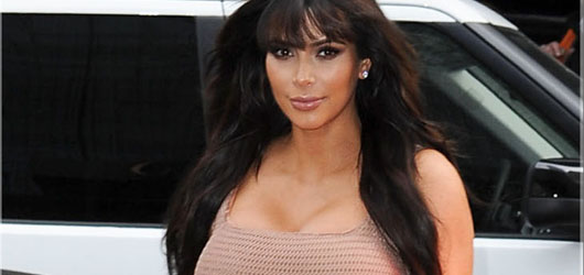 Kim Kardashian'ın Hamile Heykeli Yapıldı