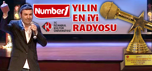 Number1 FM’ bir ödül daha – Kültür Üniversitesi "Yılın En İyi Radyosu" ödülü