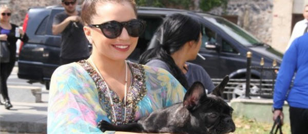 Lady Gaga Köpeği İle Havaalanında Görüntülendi