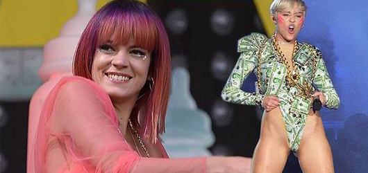 Lily Allen ve Miley Cyrus Bir Arada
