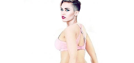 Miley Cyrus'a Nicki Minaj Poposu!