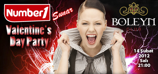 Number1 Sunar: 14 Şubat Valentines Day Party – Bilet kazanmak için Number1 FM dinle
