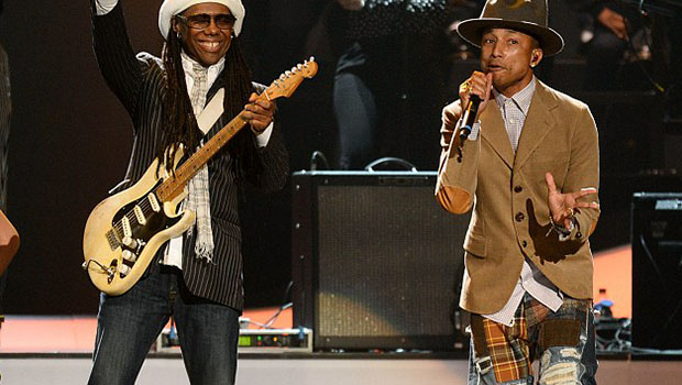 Pharrell Williams & Nile Rodgers – Get Lucky & Good Times & Happy