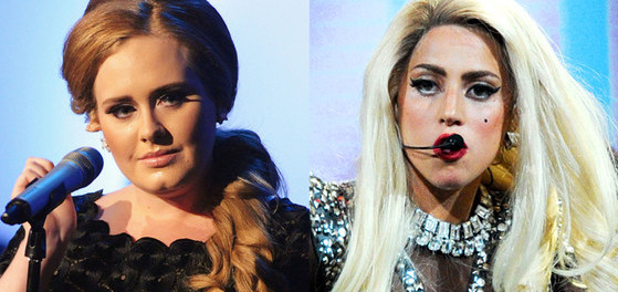 Adele, Lady Gaga'yı dinledi