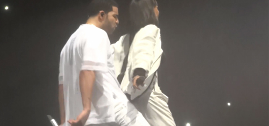 Rihanna’nın Drake ile Seksi Düeti – Paris’te sahnede samimi görüntüler verdiler