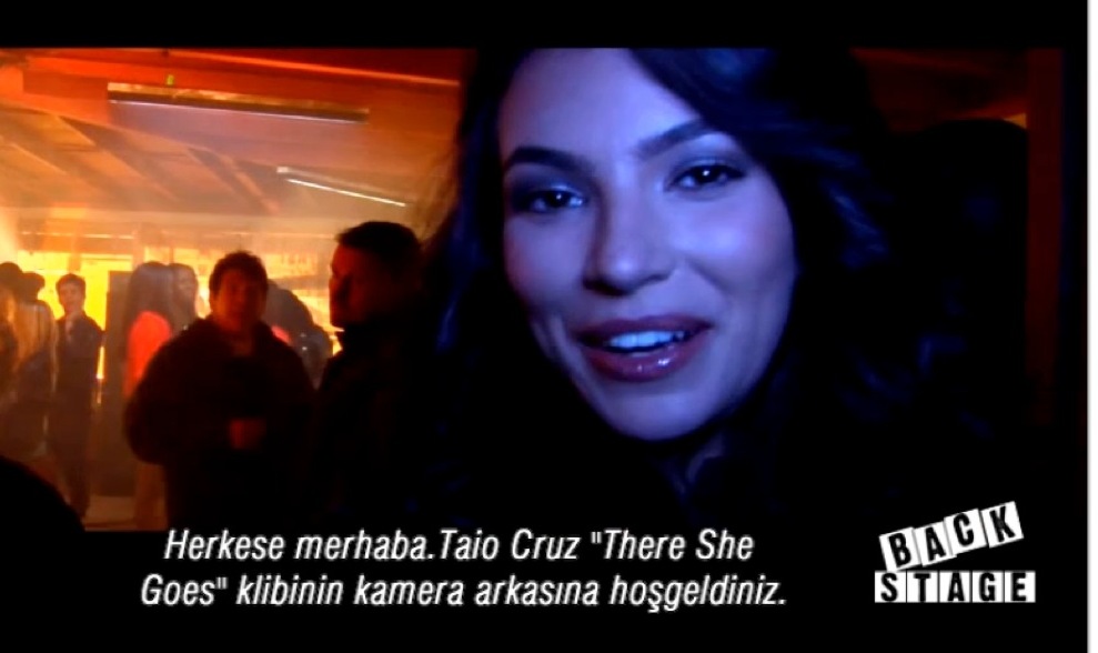 Taio Cruz – There She Goes-backstage