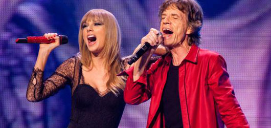 Taylor Swift'in Hayali Gerçek Oldu – Mick Jagger ile aynı sahnede
