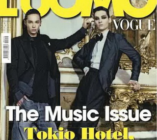 Tokio hotel Moda dergisine kapak oldu