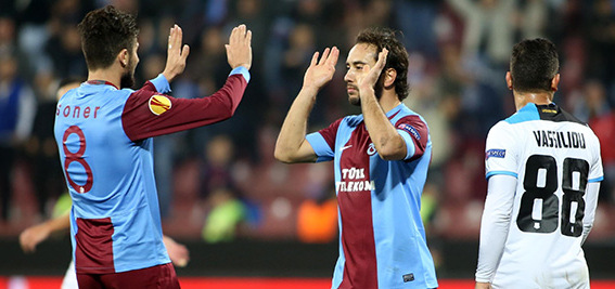 Trabzonbspor gruptan çıkmayı garantiledi