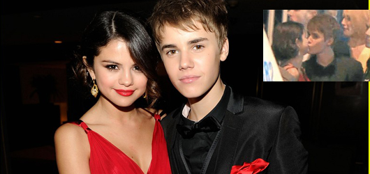 Justin Selena dudak dudağa!