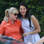 **EXCLUSIVE** Lana Del Ray keeps engagement rumors fresh as she sports a large diamond ring while she house hunts with boyfriend Barrie-James O’Neill in Los Angeles