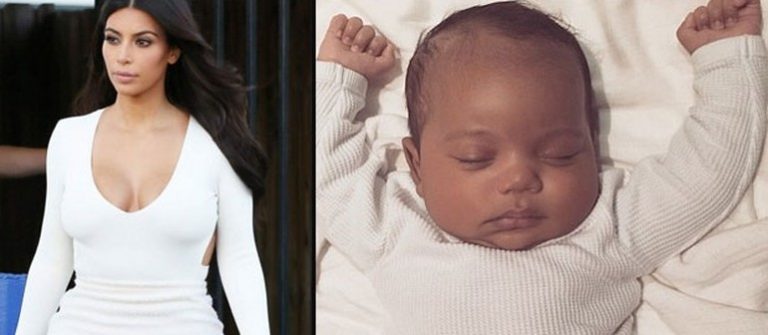 Kim Kardashian oğlunun ilk fotoğrafını paylaştı