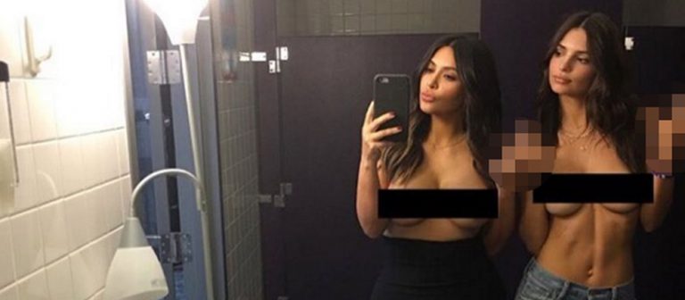 Kim Kardashian’ın Çıplak Pozu Rol Model Oldu!