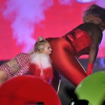 Miley Cyrus performs live in concert