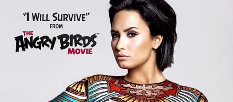 Demi Lovato, Angry Birds filmi için yaptığı “I Will Survive” coverından bir kesit paylaştı!