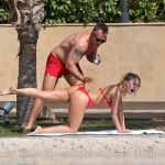 Ola Jordan bikini yoga 11