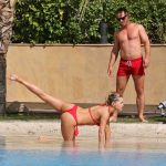 Ola Jordan bikini yoga 23