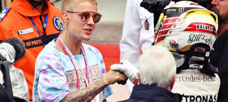 Justin Bieber Formula 1 Yarışını İzledi!