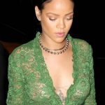 rihanna yesil trasnparan